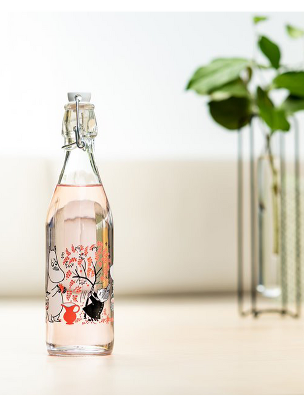 Glass bottle Moomin 0.5l berries