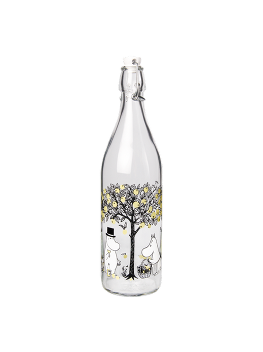 Glass bottle Moomin 1l apples