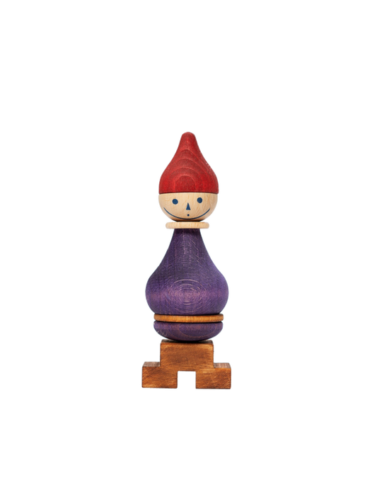 Figura de palo de madera retro