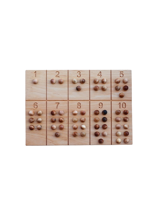 Tablero de seguimiento de números Montessori