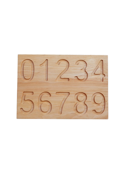 Montessori number tracking board