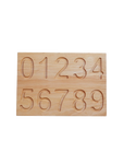 Montessori number tracking board