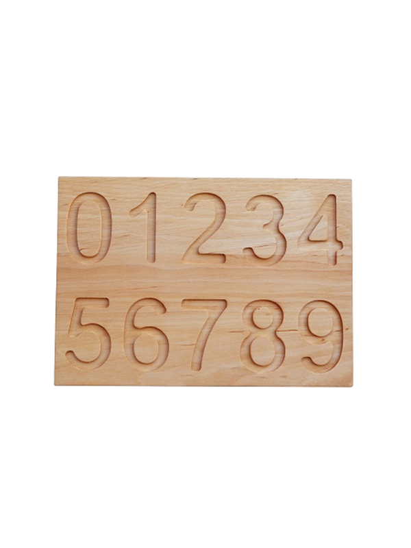 Montessori number tracking board