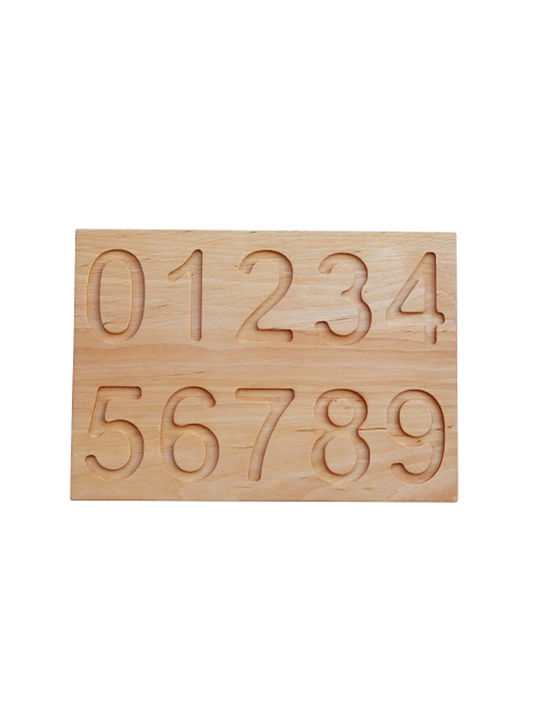 Montessori number tracking board