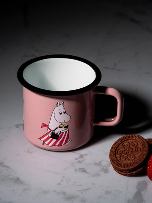 Retro enamel mug Moomin 3.7 dl