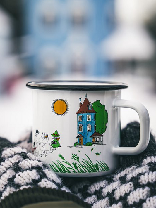 Retro enamel mug Moomin 3.7 dl