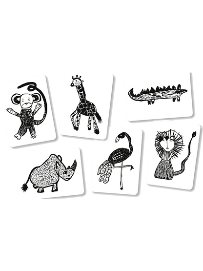 Black & white cards for babies