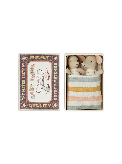 twins mice in a Twins matchbox