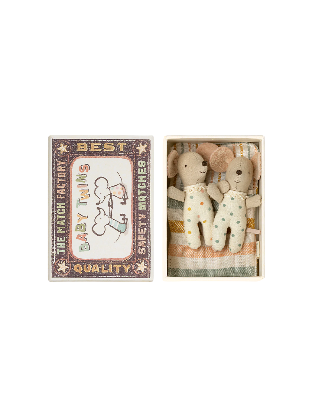 twins mice in a Twins matchbox