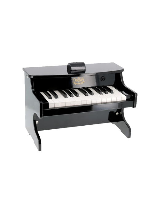 Wooden electric piano black