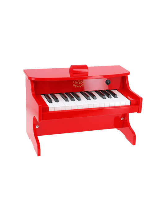 piano electrico de madera