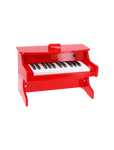 Wooden electric piano red