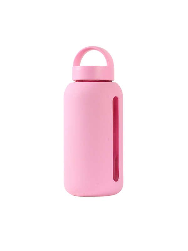 Bink Bottle the hydration tracking glass water bottle cotton candy