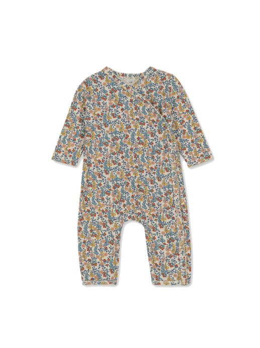Newborn Onesie organic cotton wrap pajamas bibi fleur