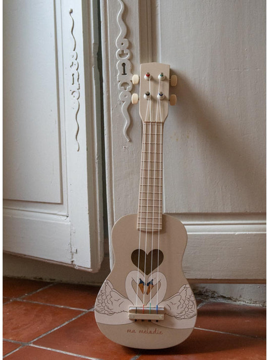 Chitarra ukulele in legno per bambini