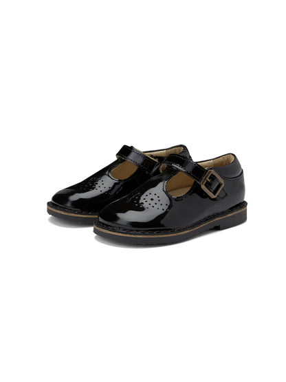 Penny T-bar shoe, scarpa in vernice, chiusura con velcro