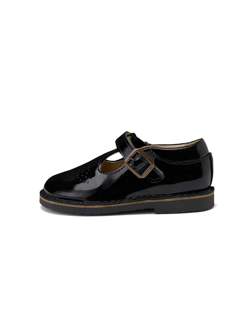 Penny T-bar shoe, scarpa in vernice, chiusura con velcro