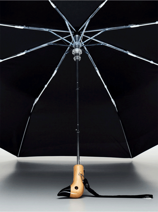 Umbrella made of recycled fabric