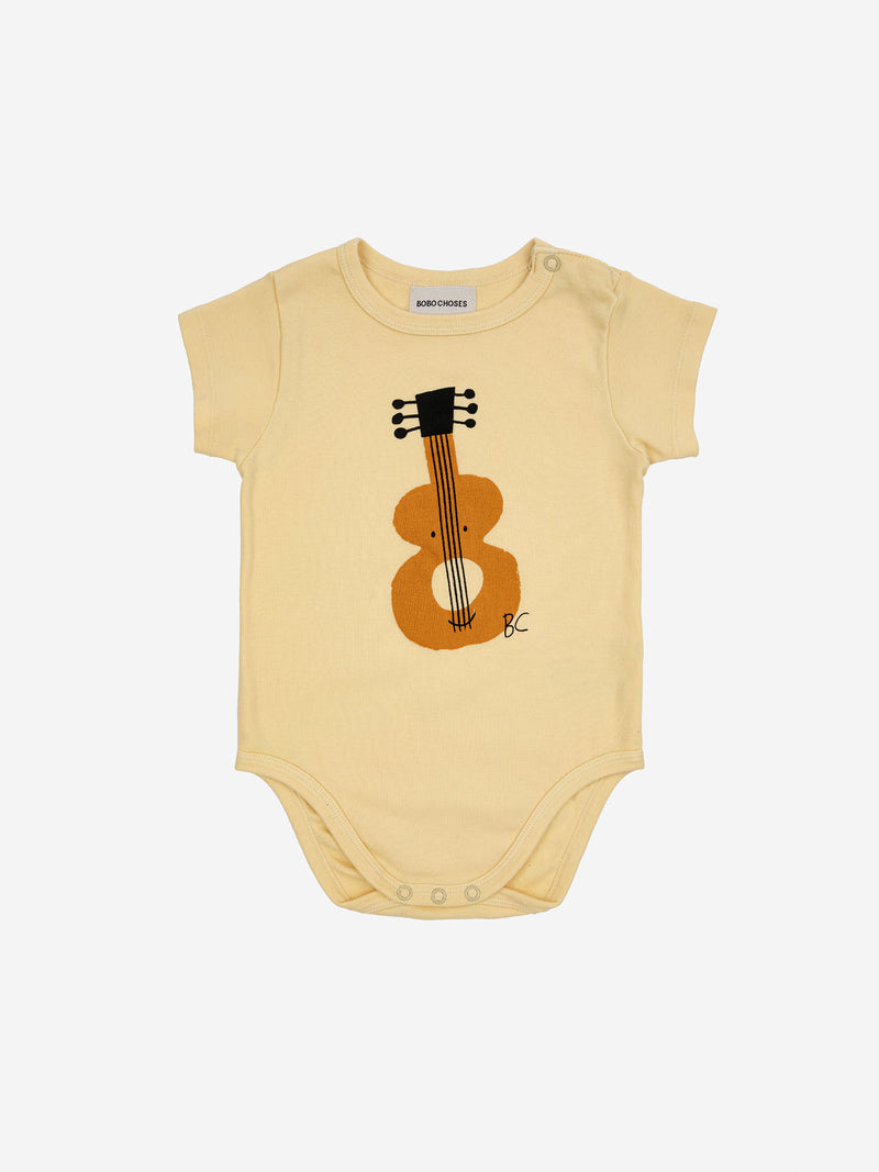 Body per neonato con chitarra acustica
