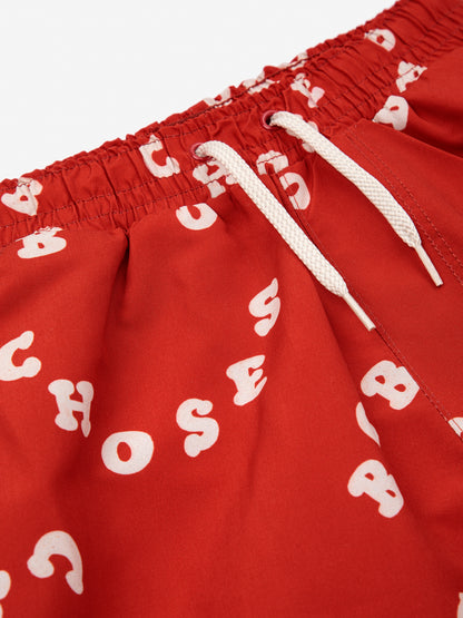 Bobo Choses Circle all over swim Bermuda shorts