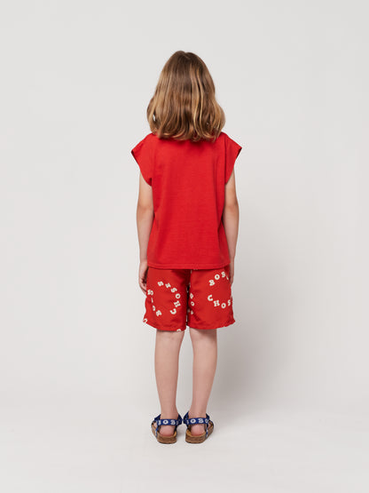 Bobo Choses Circle all over swim Bermuda shorts