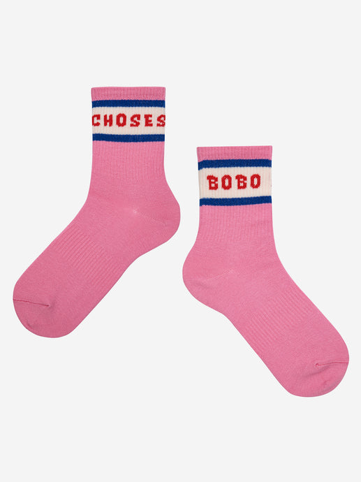 Bobo Choses short socks pink bc