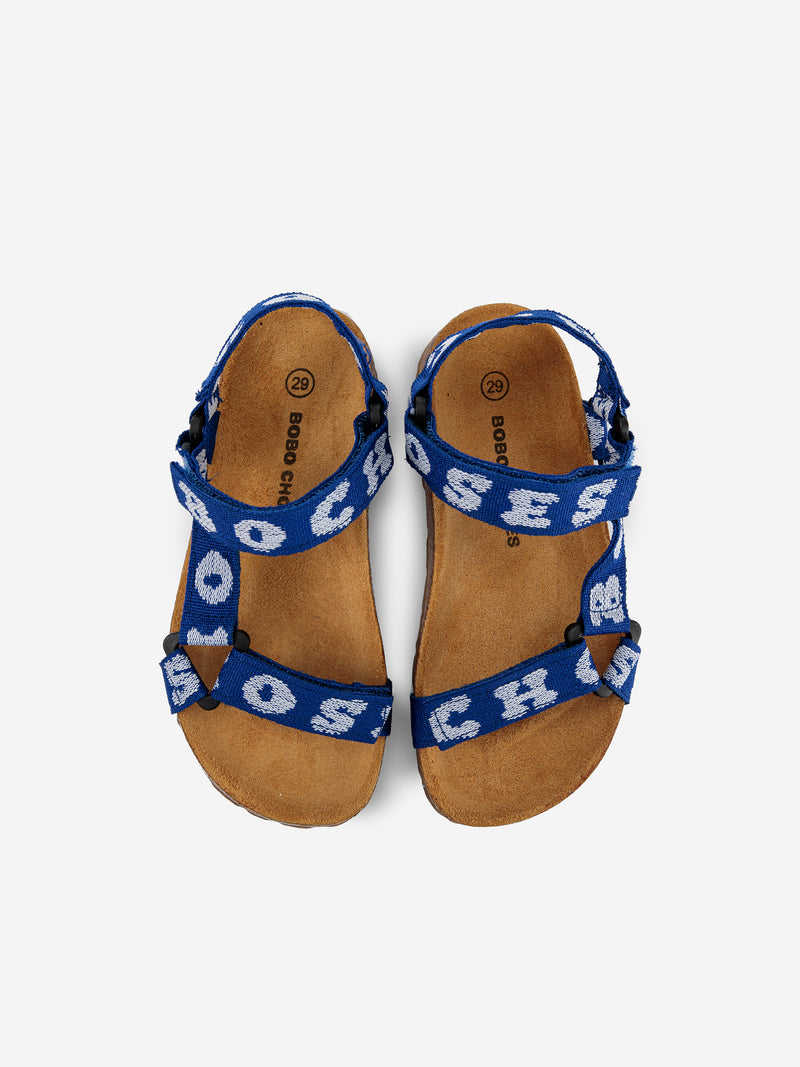 Sandalias Bobo Choses estampadas azules