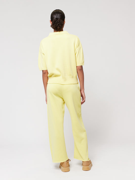 Lyocell blend knitted pant