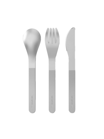 Cutlery set in a case