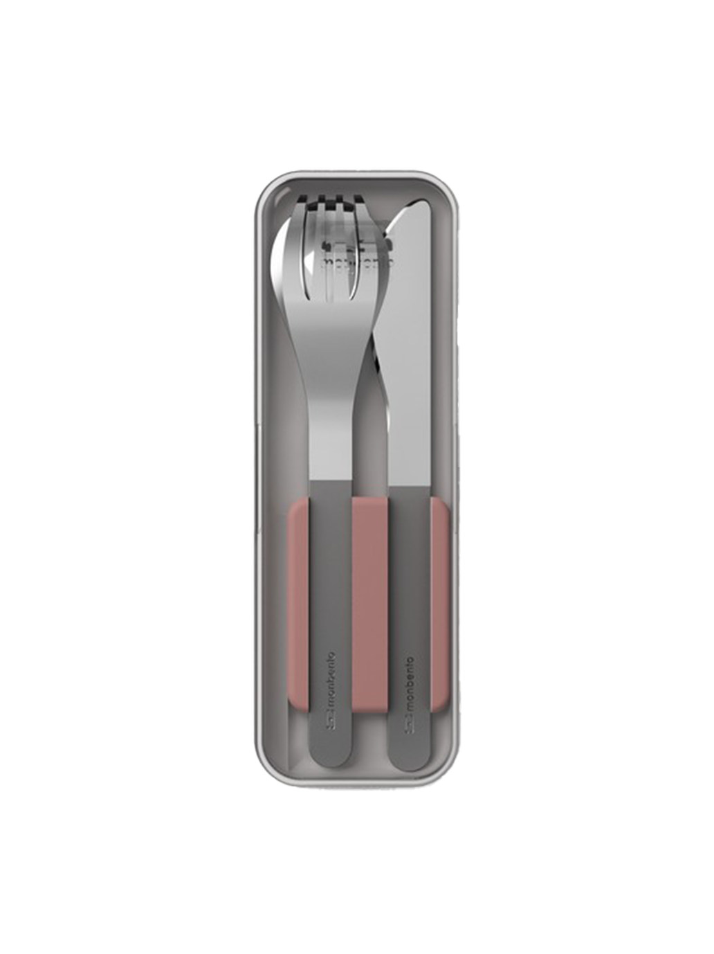 Cutlery set in a case