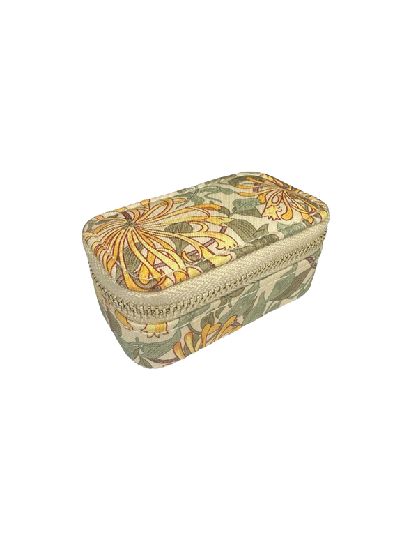 Small jewelry case yellow flower