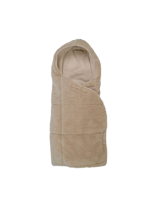 Multifunctional Teddy fleece sleeping bag cover beige
