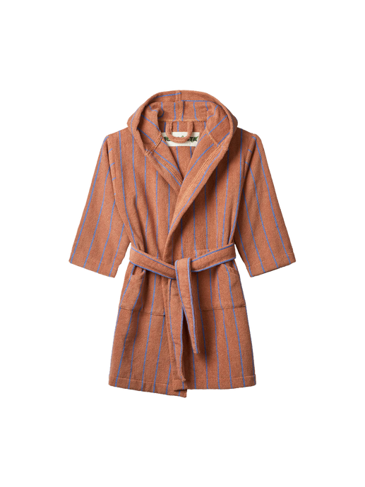 Naram children's bathrobe camel/ultramarine
