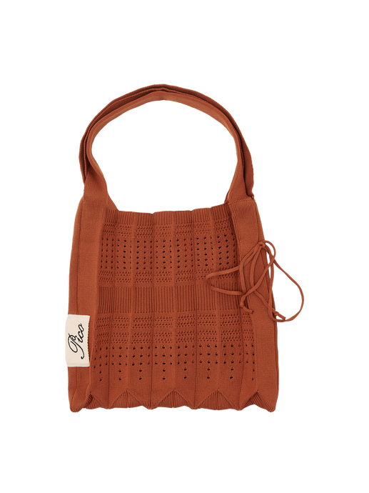 Rosalia Bag knitted bag cognac