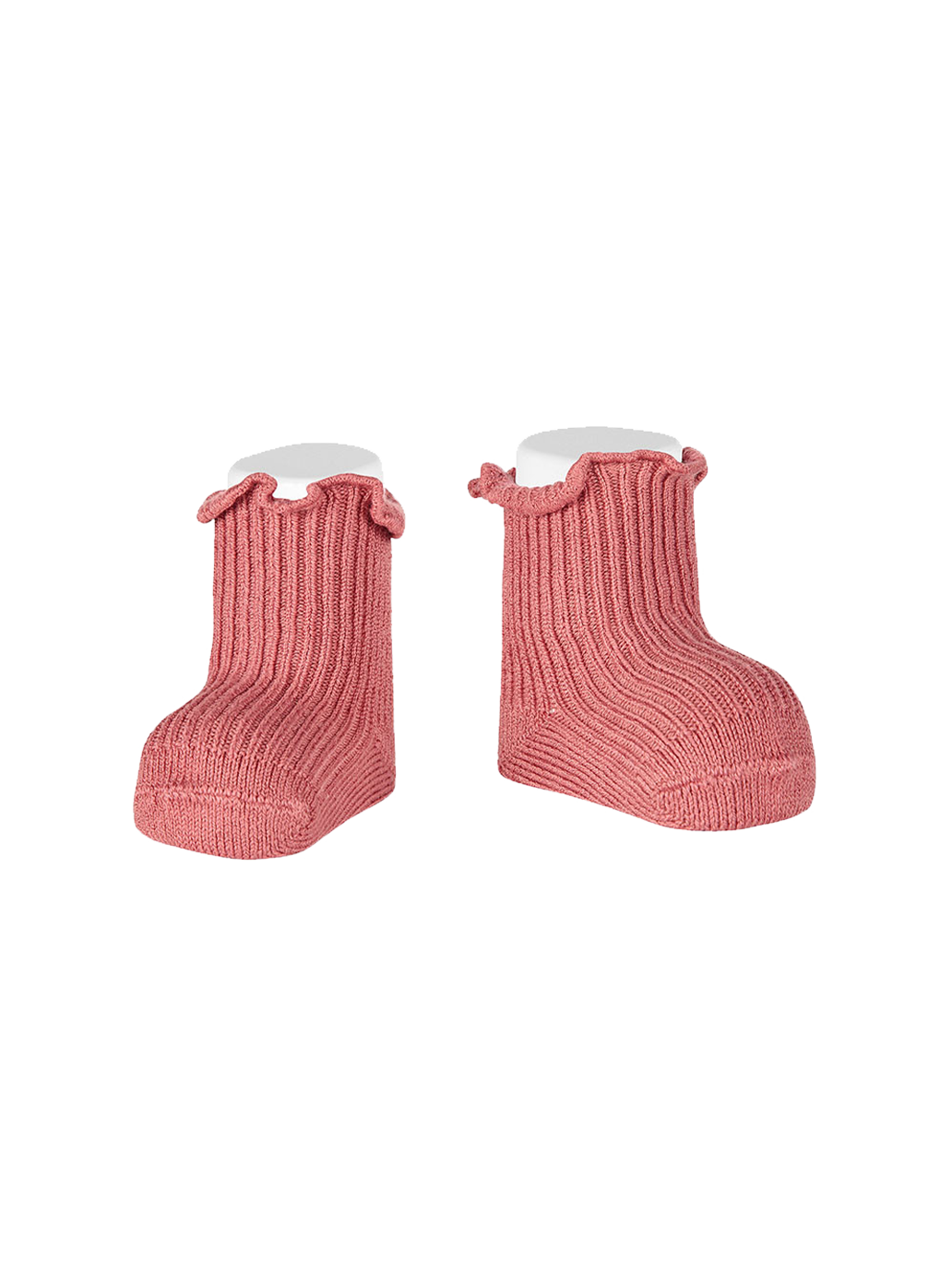 Baby socks with ruffles