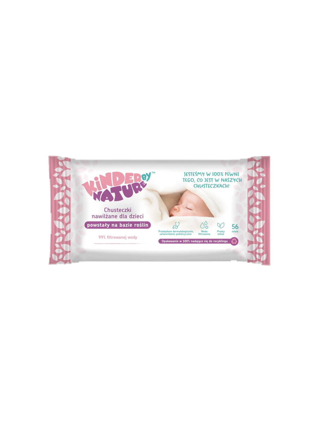 Natural biodegradable water-moistened wipes