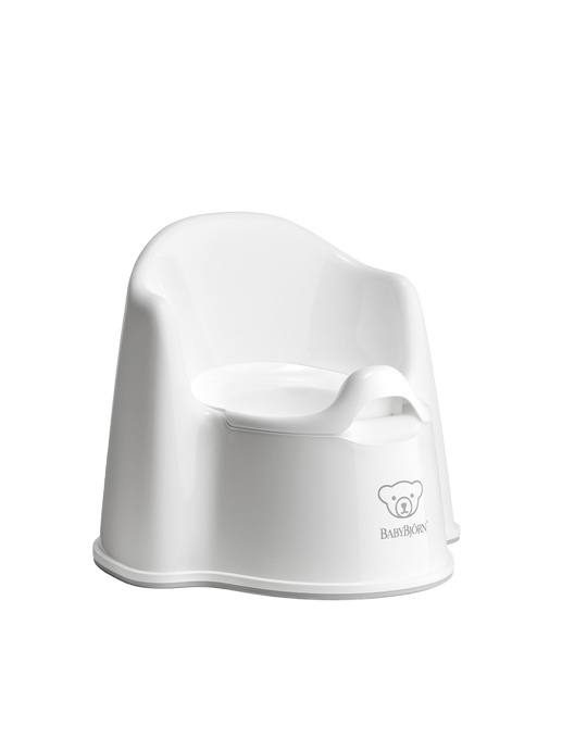 Potty with high backrest white