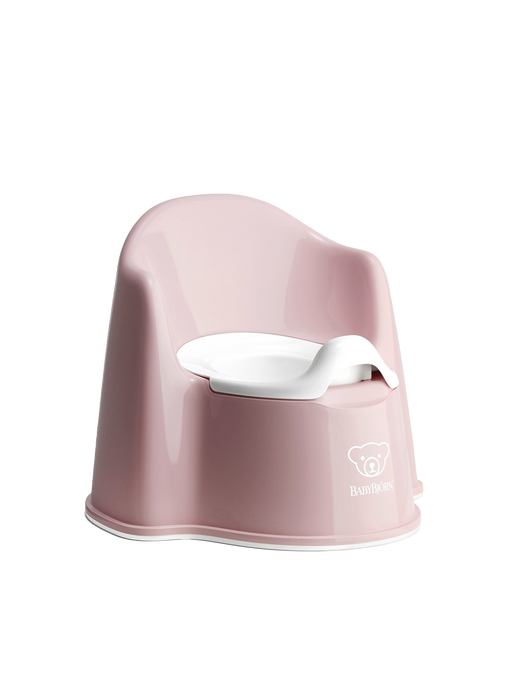 Potty with high backrest pink