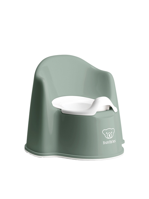 Potty with high backrest green