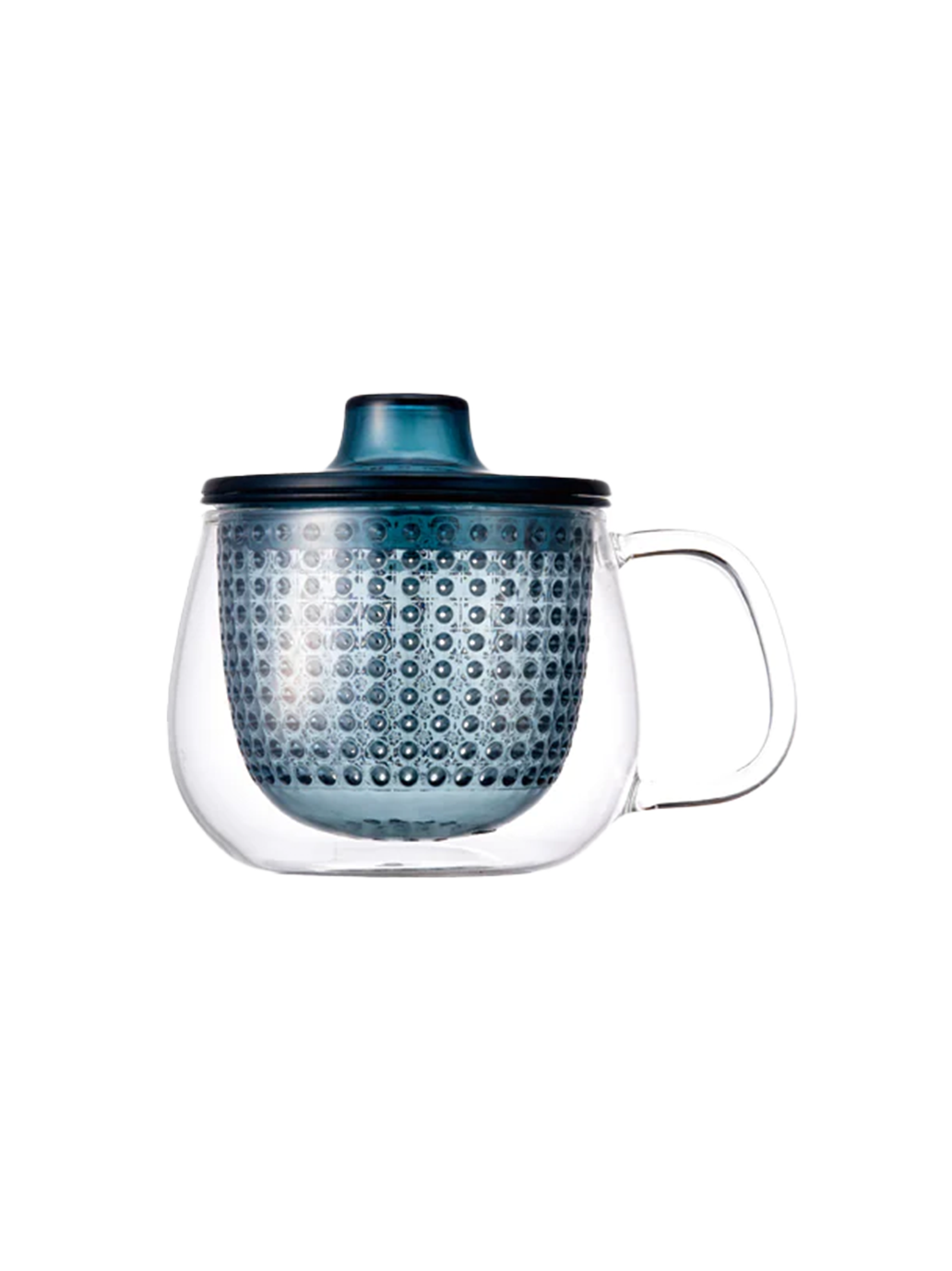 Glass tea mug with infuser