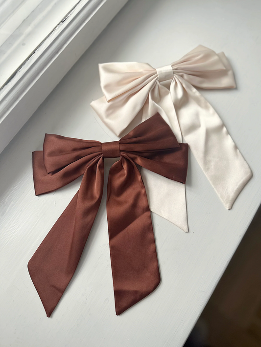 Isabella hair bow clip