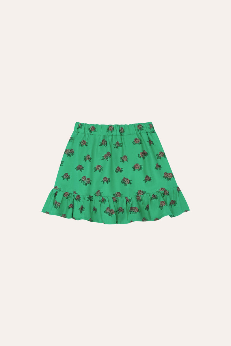 Mini skirt with a print