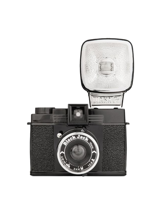 Analog camera with Diana F+ Camera & Flash lamp