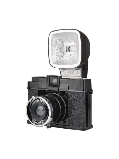 Analog camera with Diana F+ Camera & Flash lamp