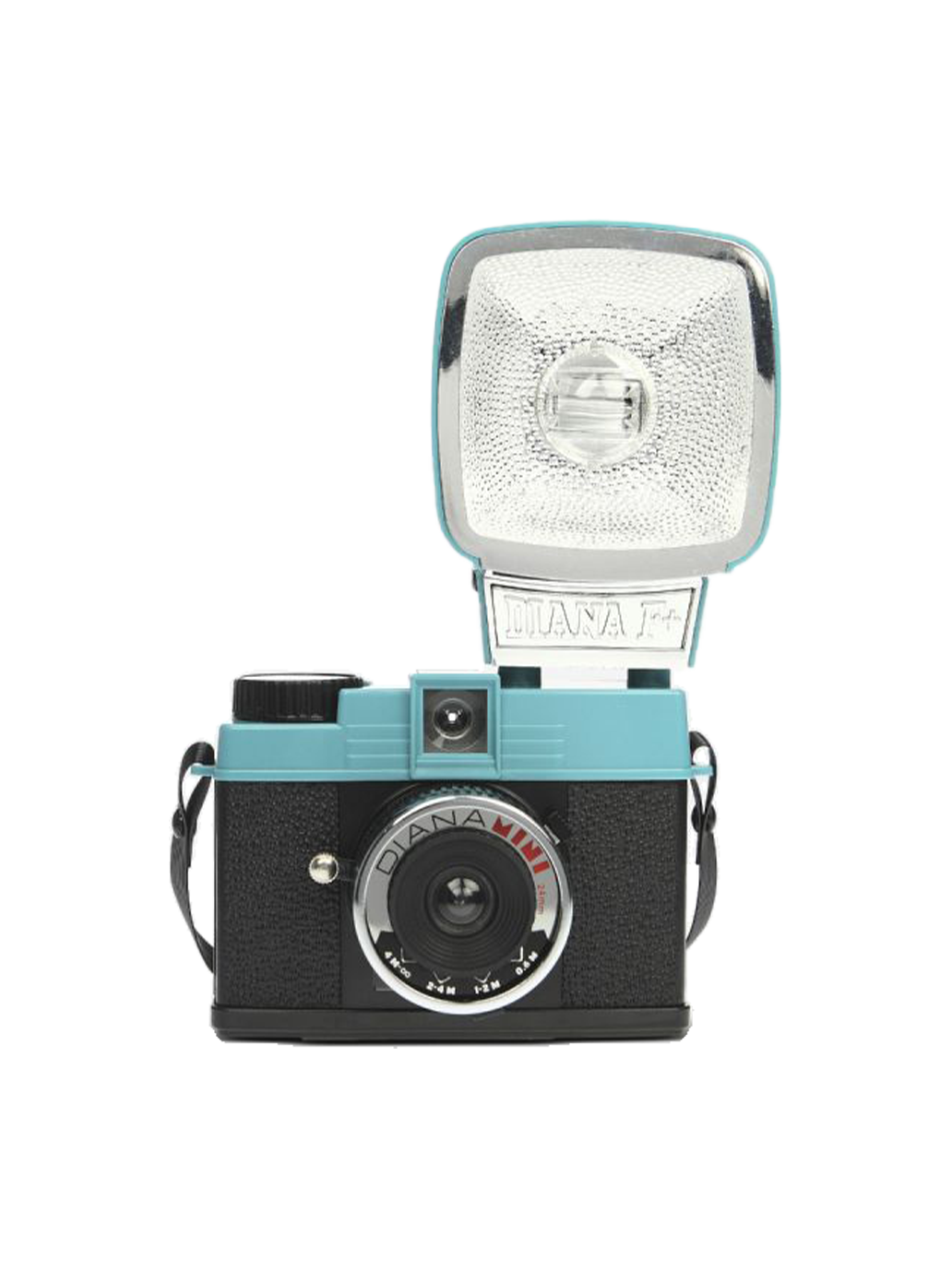 Diana Mini analogica e flash Half-frame e fotocamera quadrata