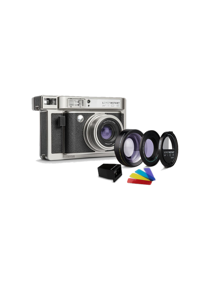 Wide angle instant camera with Lomo'Instant Wide Camera lenses