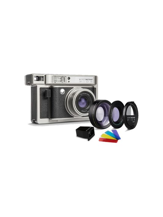 Wide angle instant camera with Lomo&#39;Instant Wide Camera lenses