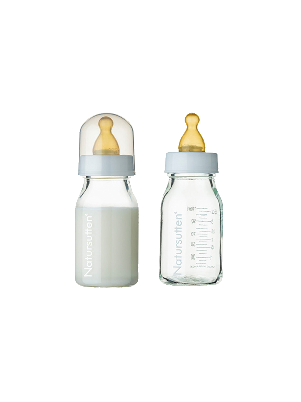 anti-colic glass feeding bottle 2 pcs.