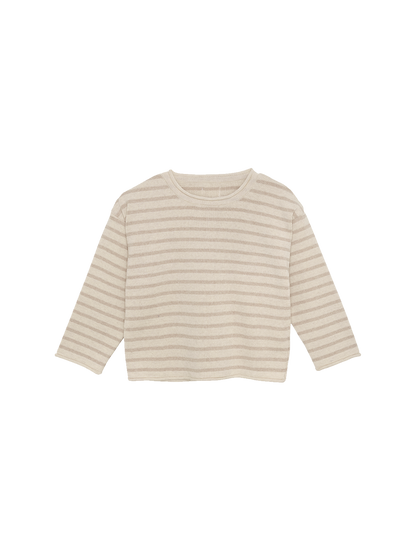 Stripe cotton sweater