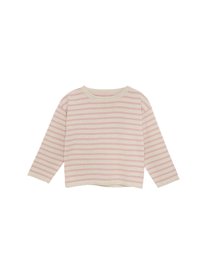 Stripe cotton sweater